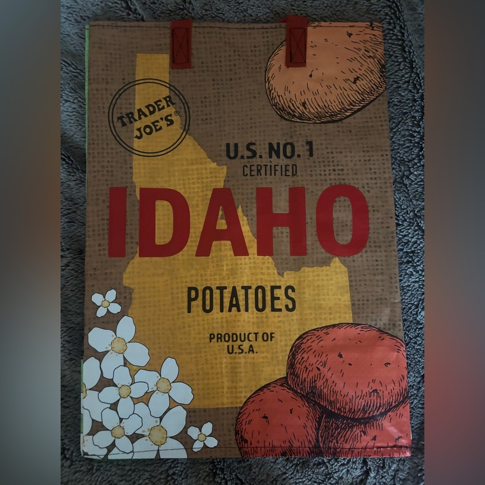 idaho trader joe’s reusable tote bag